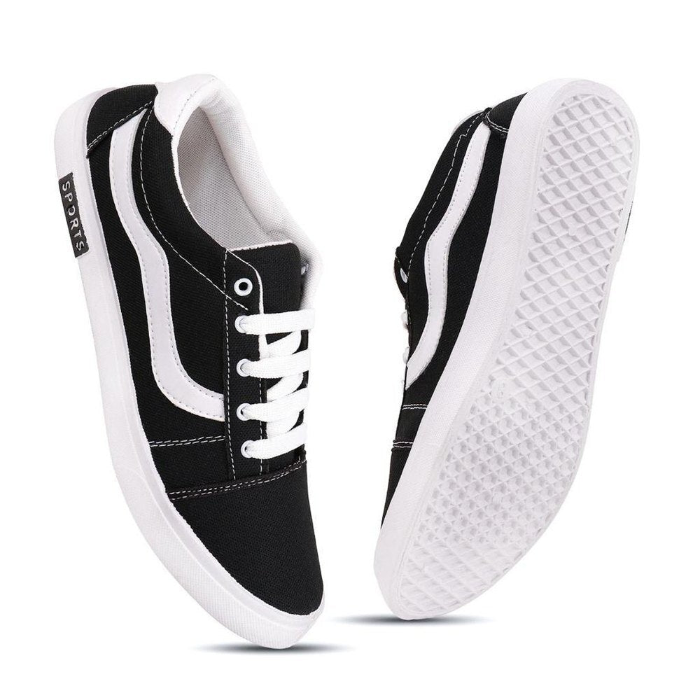 Casual Shoes for Men - Black & White (Size 6)