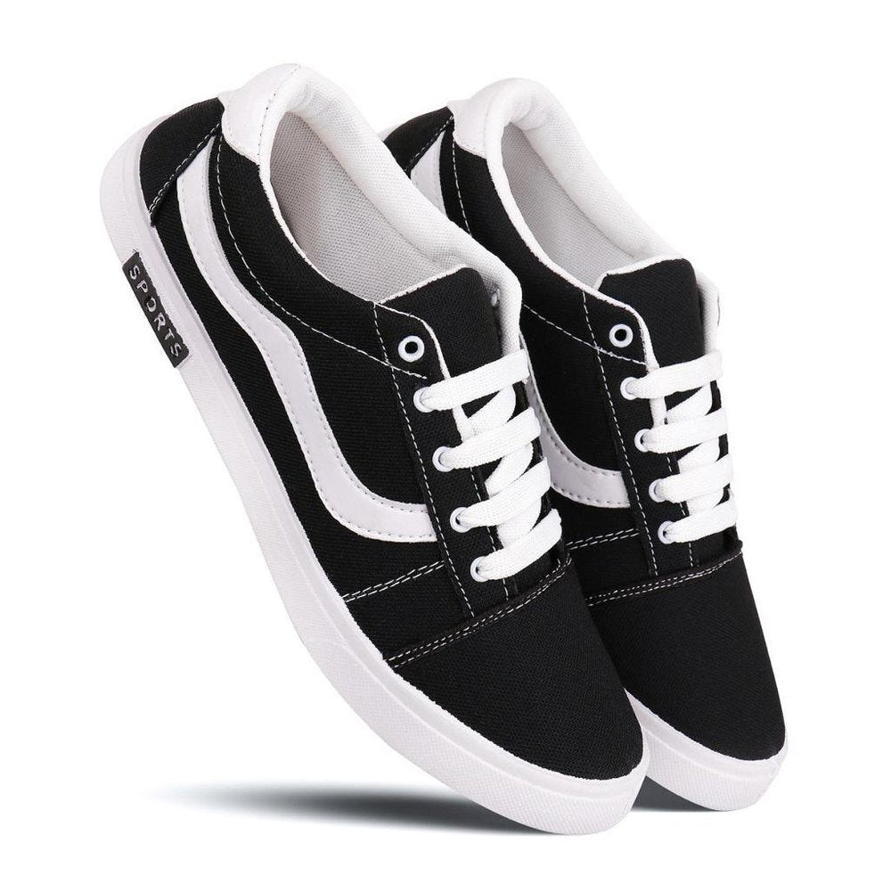 Casual Shoes for Men - Black & White (Size 6)