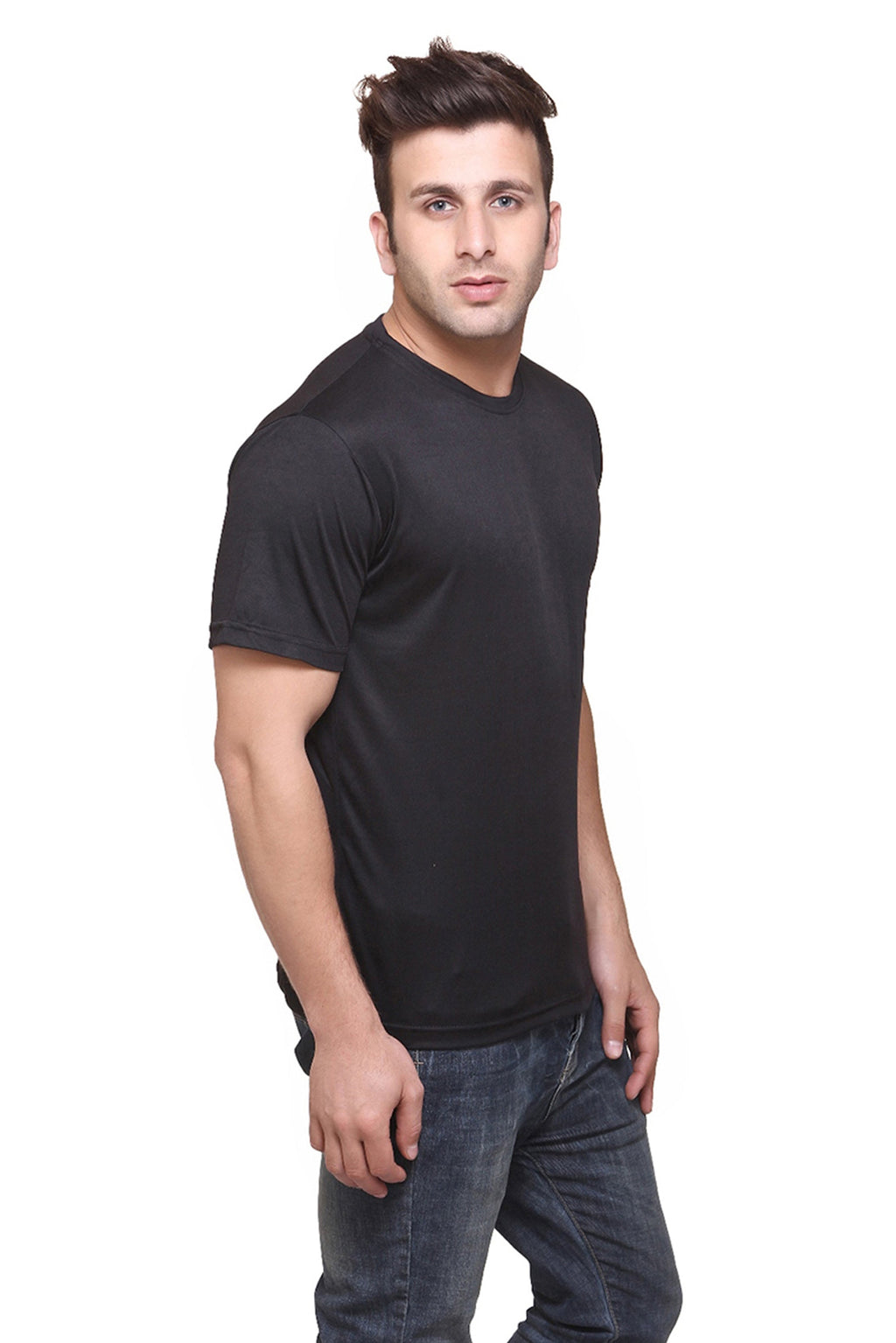Ketex Round Neck Men's Polyester Blend Dri Fit T-Shirts (Pack of 2)