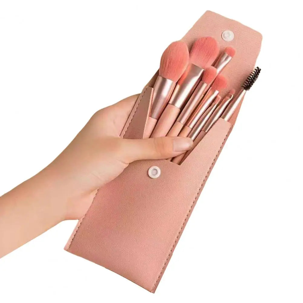 Women Makeup Brush Professional Makeup Brush Set with Portable Case for Loose Powder Blush Highlighter Eyeshadow for Application