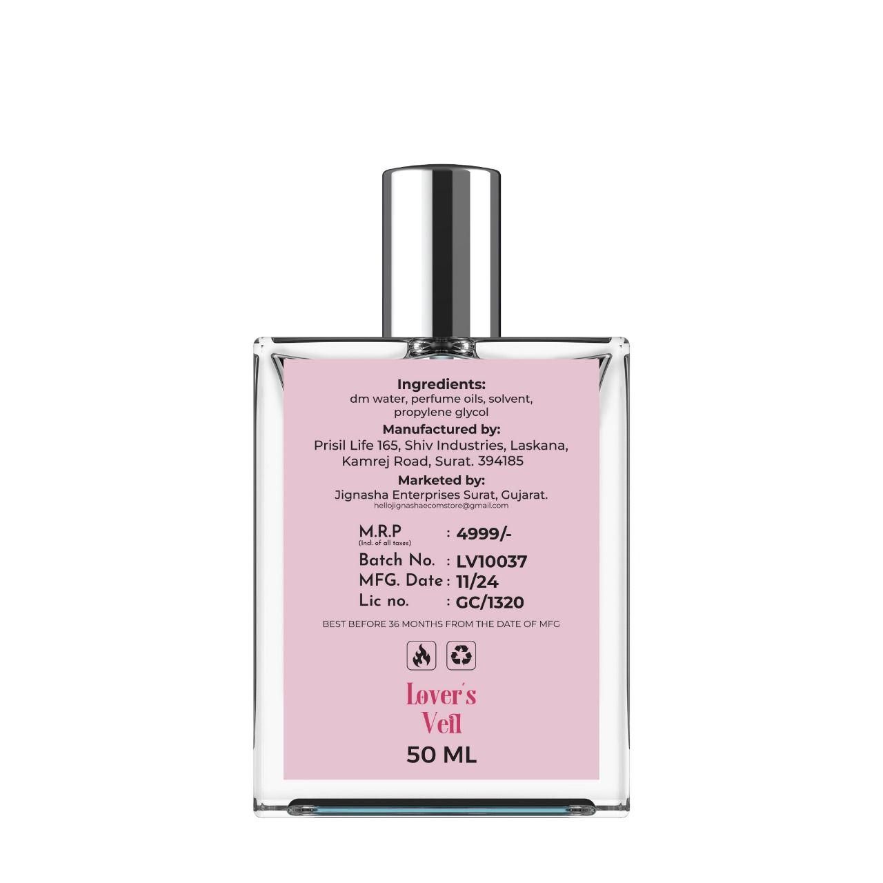 Lover's Veil Eau De Perfum 100ML - Romantic Fragrance Pack of 2