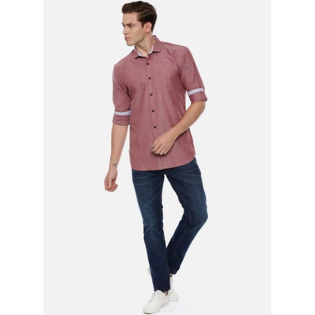Generic Men's Cotton Slim Fit Casual Shirt