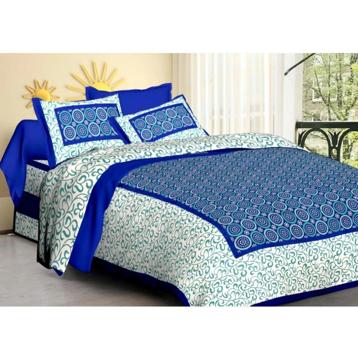 Cotton Bedsheet - Double Bed Size