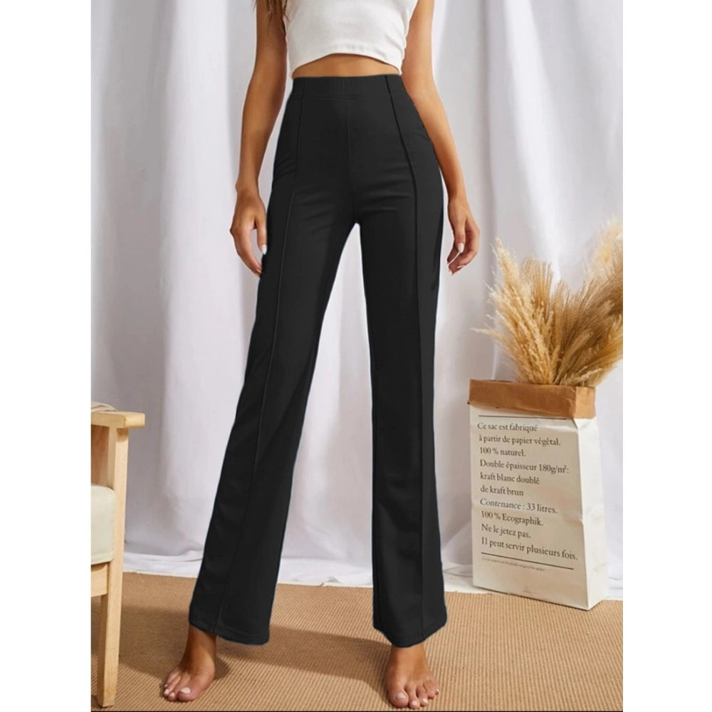 Women's Polyester Solid Regular Fit Pant