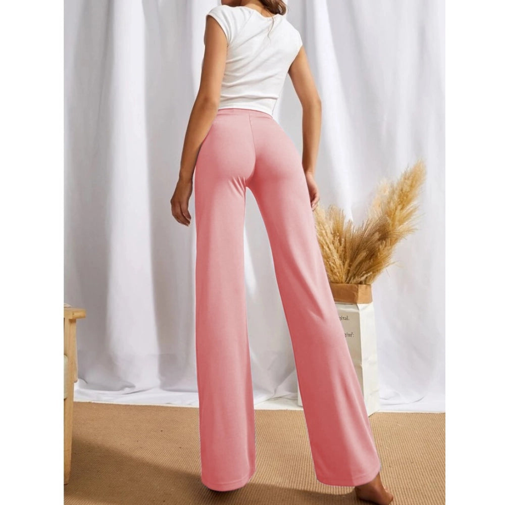 Women's Polyester Solid Regular Fit Pant