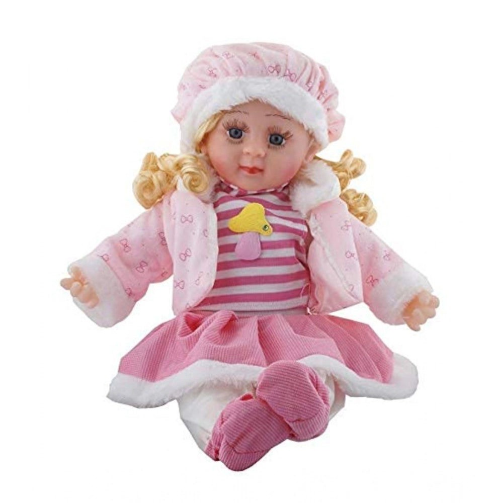 Plastic Singing Songs and Poem Baby Girl Doll