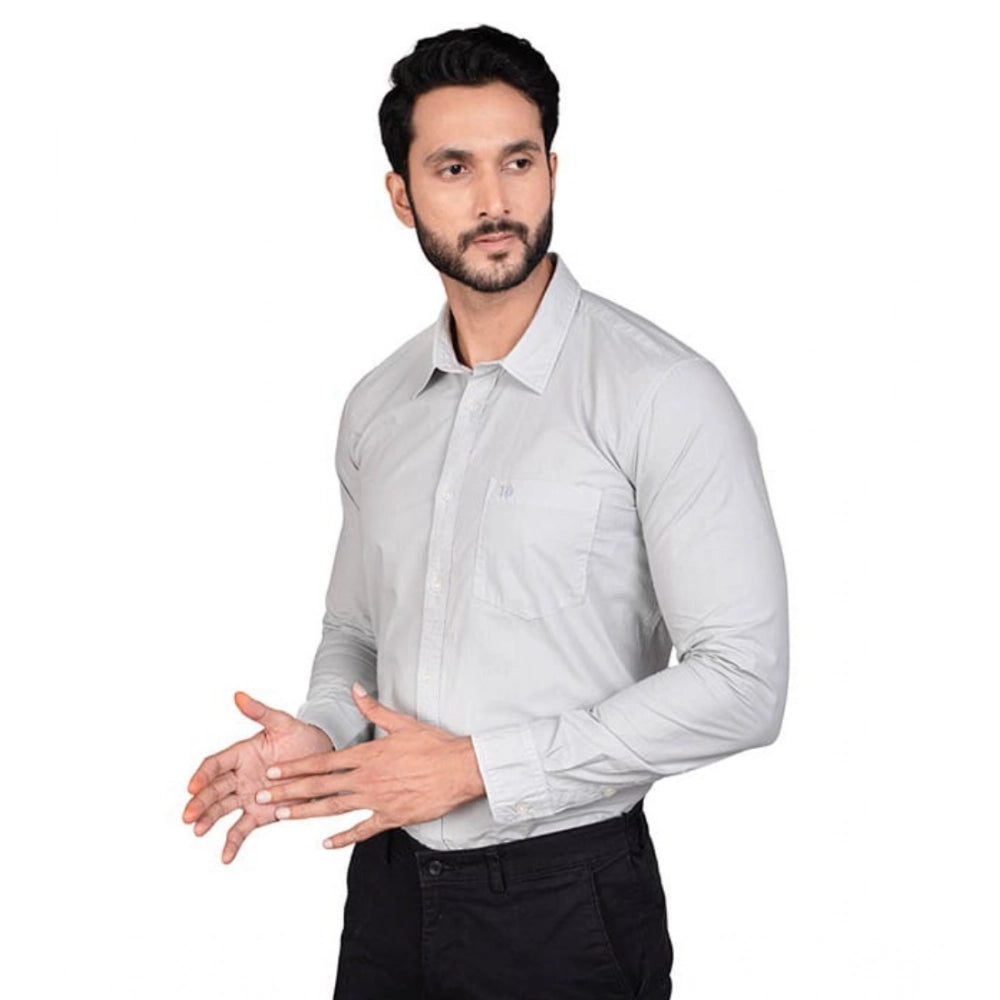 Men's Casual Cotton Full Sleeve Solid Shirt