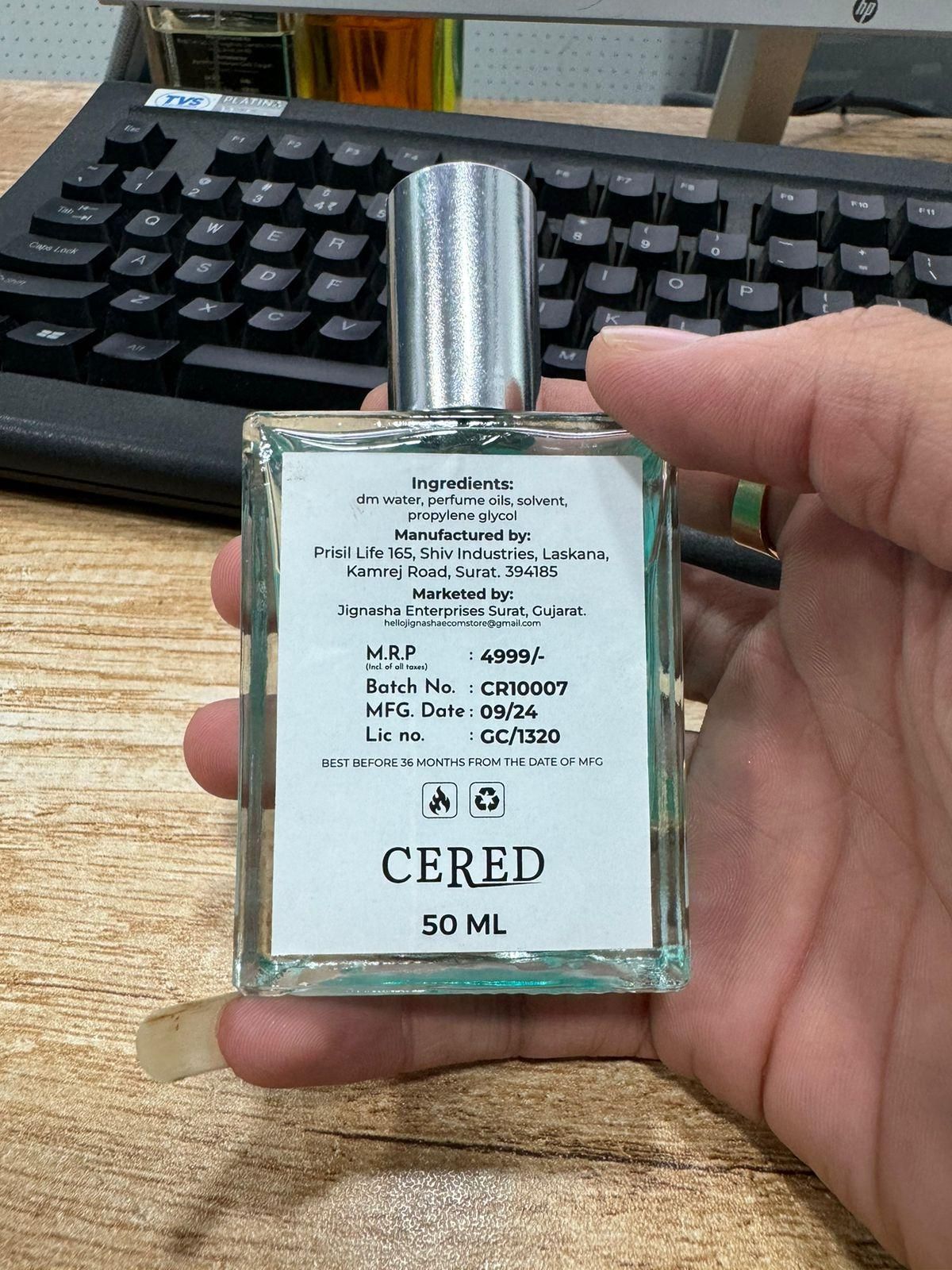 CERED Aventus Perfume 50ML - Premium Fragrance for Men