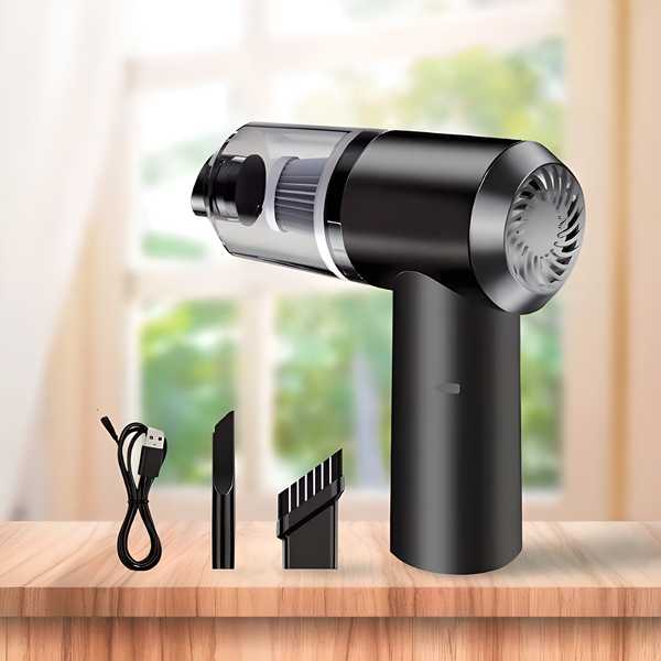 2 in 1 Vacuum Cleaner - Handheld Car Cleaner Air Duster Wireless Rechargeable