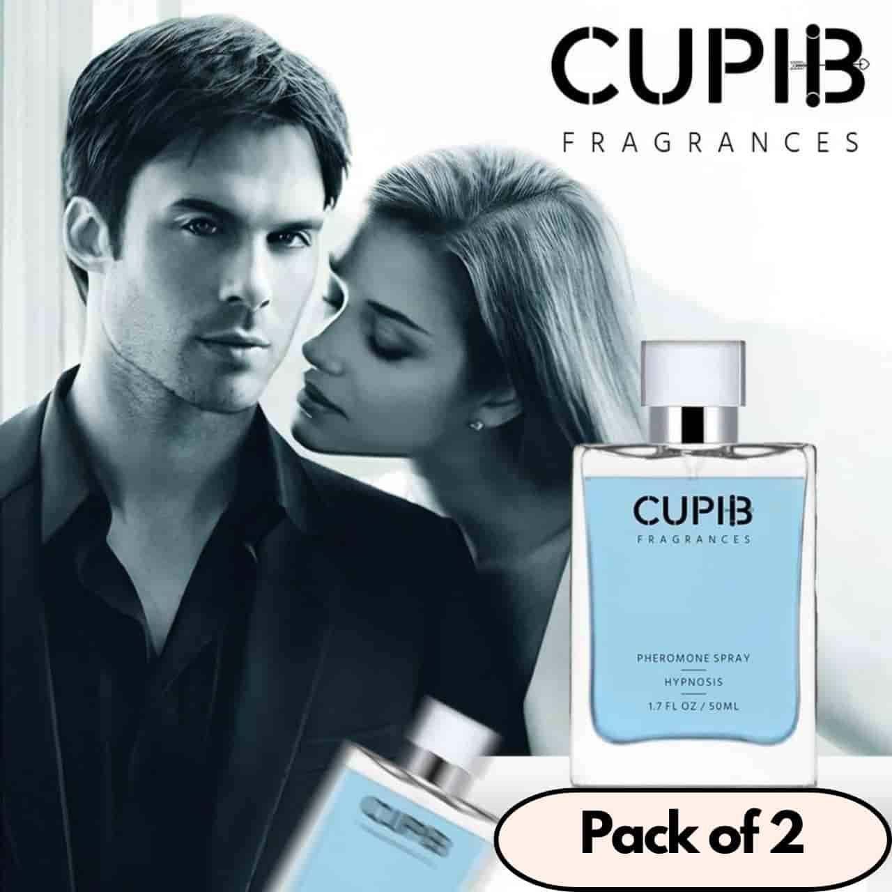 Cupid Pheromone Cologne for Men 50ML - Attraction Fragrance Pack of 2
