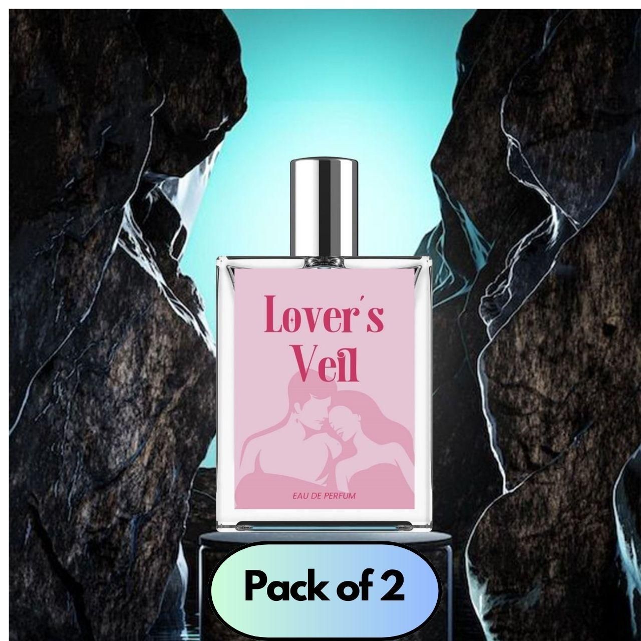 Lover's Veil Eau De Perfum 100ML - Romantic Fragrance Pack of 2