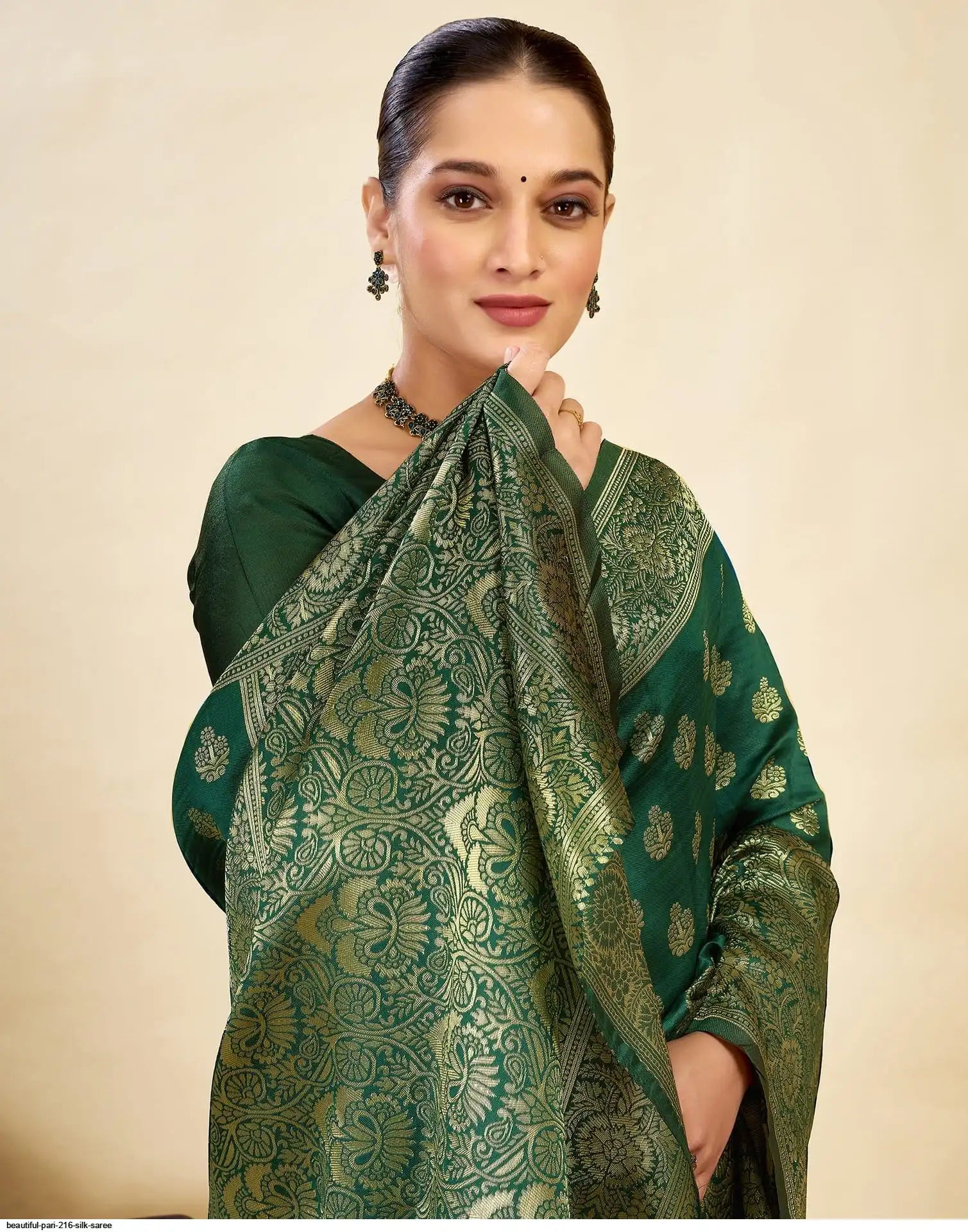 Beautiful Pari Silk Saree 216 Green