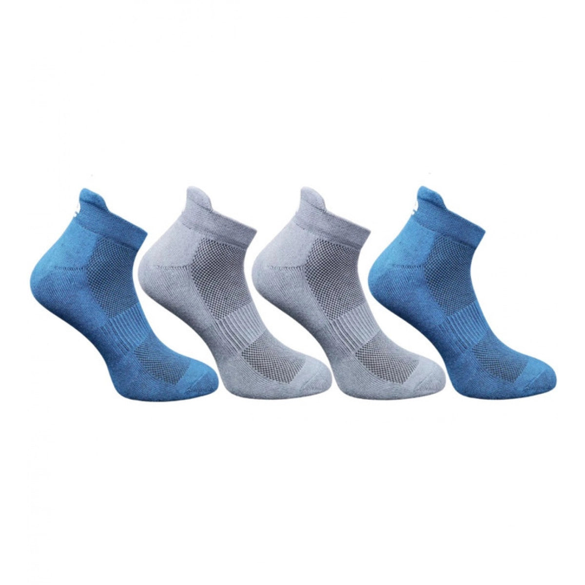 Men's Ankle Socks - Breathable Cotton Blend (Pack of 6)