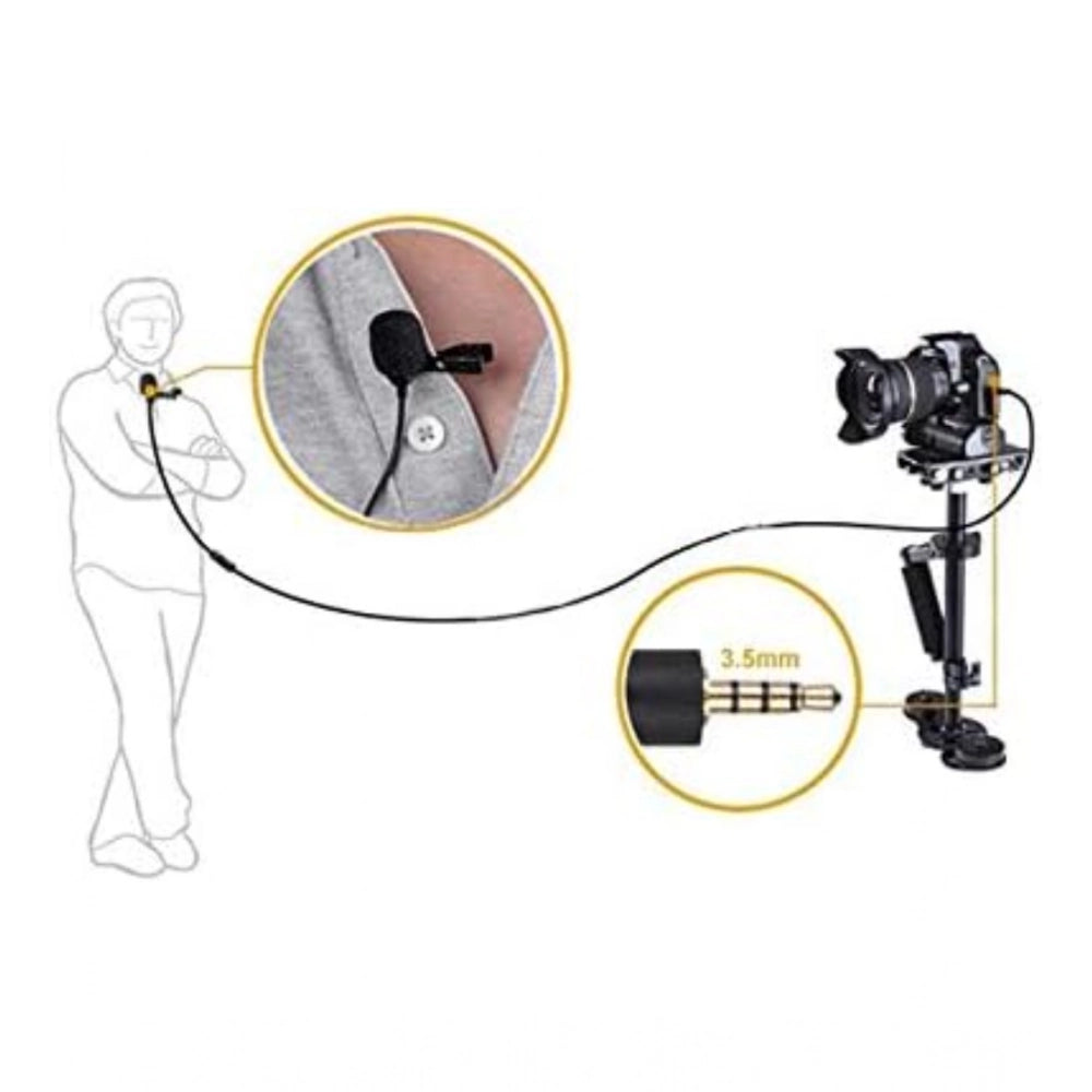 M1 Lavalier Condenser Microphone with 20ft Audio Cable