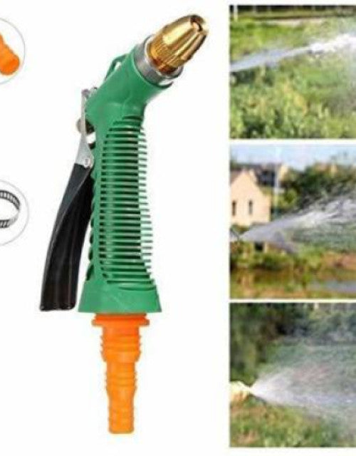 Water Spray Gun for Gardening & Washing - Multi-Purpose Hose Nozzle
